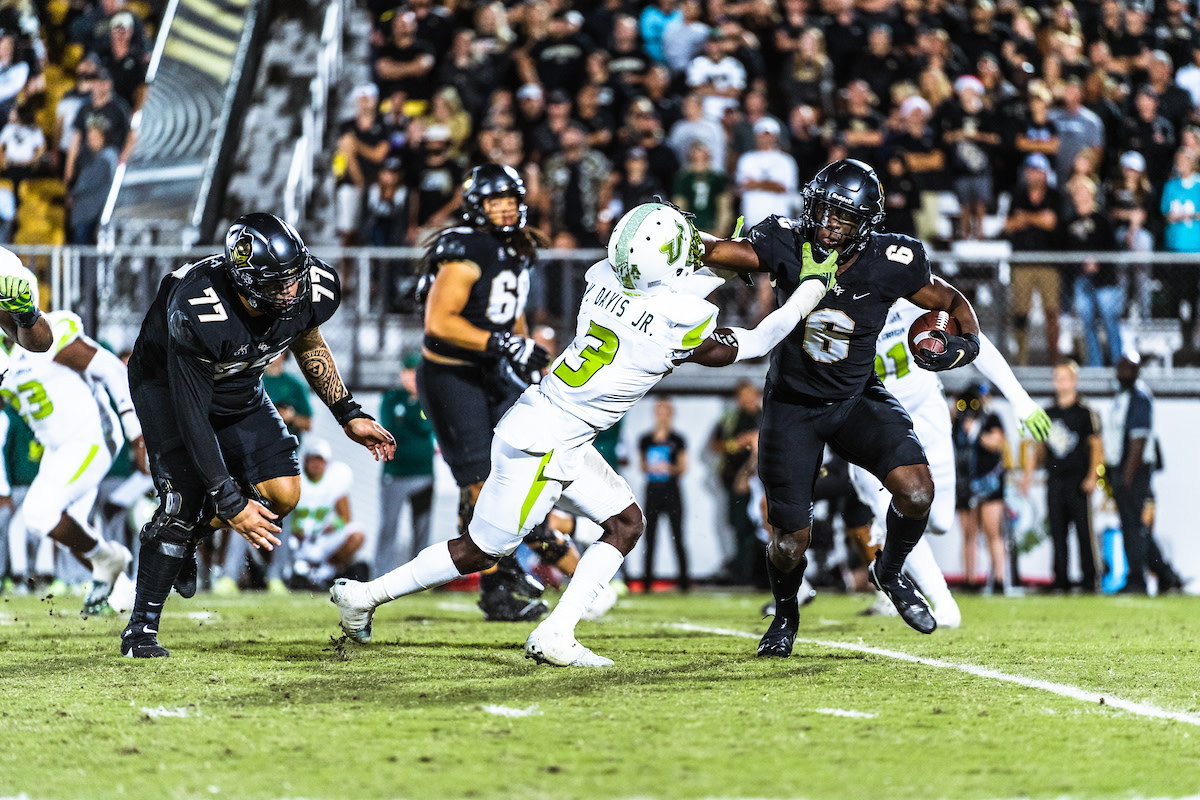 Mark Antony-Richards Running Back UCF versus USF 2021